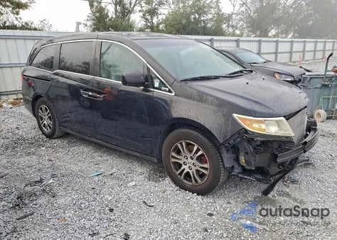 2011 Honda Odyssey Ex from USA, damaged, VIN 5FNRL5H43BB085150